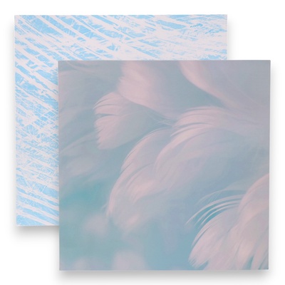 Фотофон для съёмок, двусторонний, картон, плотность 350 г «Воздух», 50×50 см