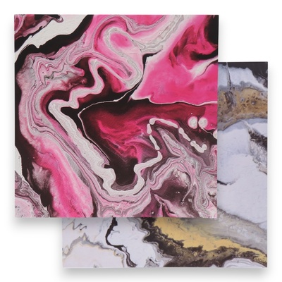 Фотофон для съёмок, двусторонний, картон, плотность 350 г «Мрамор», 50×50 см