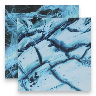 Фотофон для съёмок, двусторонний, картон, плотность 350 г «Лёд», 50×50 см