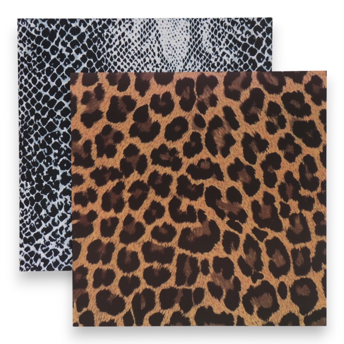 Фотофон для съёмок, двусторонний, картон, плотность 350 г «Мех и кожа», 50×50 см - Фото 1