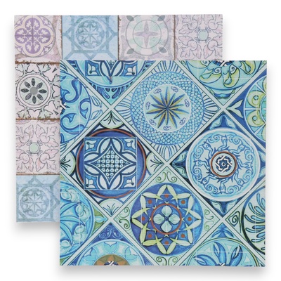 Фотофон для съёмок, двусторонний, картон, плотность 350 г «Керамическая плитка», 50×50 см