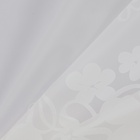 Штора для ванной «Цветочный вальс», с люверсами, с утяжелителями, PEVA ароматизированная, 180×180 см, белая - Фото 3