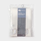 Штора для ванной «Цветочный вальс», с люверсами, с утяжелителями, PEVA ароматизированная, 180×180 см, белая - Фото 7