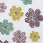 Штора для ванной «Цветы», с люверсами, с утяжелителями, PEVA ароматизированная, 180×180 см - Фото 2