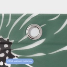 Штора для ванной «Цветы», с люверсами, с утяжелителями, PEVA ароматизированная, 180×180 см - Фото 4