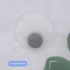 Штора для ванной «Цветы», с люверсами, с утяжелителями, PEVA ароматизированная, 180×180 см - Фото 5