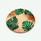 Ваза для цветов с подставкой «Листья» пластиковая, 17 х 7 см 10653762