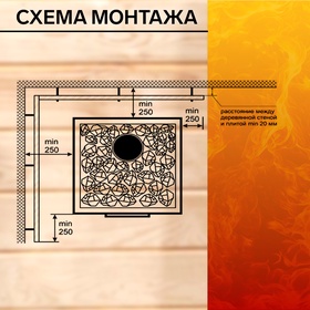 Лист огнеупорный, Магнезитовая плита, 600х600х8