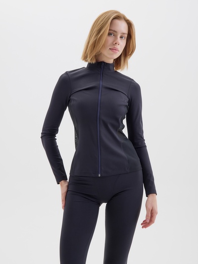 Рашгард женский на молнии MINAKU, чёрный, размер 44