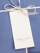 Простыня на резинке евро SL Home Modal, 200×200+30 см, модал, синяя - Фото 12