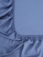 Простыня на резинке евро SL Home Modal, 200×200+30 см, модал, синяя - Фото 5