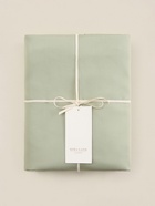 Простыня на резинке SL Home Modal 200×200+30 см, оливковая - Фото 10