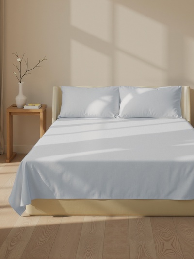 Простыня евро-макси SL Home Modal, 235×280 см, светло-серая, модал