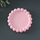 Подставка для мелочей - подсвечник "Бусы" 12х2см, розовый - фото 31459725