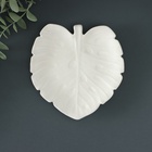 Подставка для мелочей "Монстера" 15х15см,белая - фото 31459752