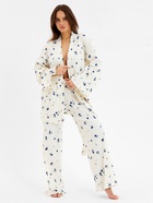 Пижама женская (рубашка и брюки) KAFTAN Blueberry р.52-54 10787207 - фото 13144251