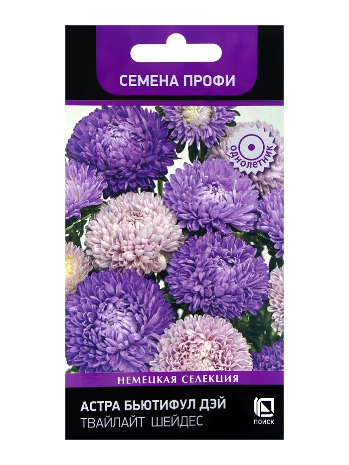 Семена цветов Астра Бьютифул Дэй Твайлайт Шейдес, 0,1гр - Фото 1