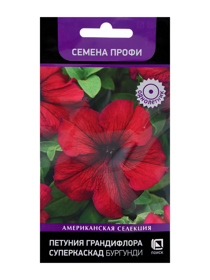 Семена цветов Петуния грандифлора «Суперкаскад Бургунди» 10 шт. - Фото 1