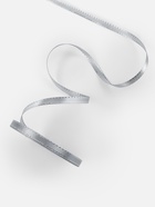 Лента атласная, с серебряным люрексом, 6 мм, 23±1 м, серая №59 - Фото 3