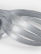 Лента атласная, с серебряным люрексом, 6 мм, 23±1 м, серая №59 - Фото 4