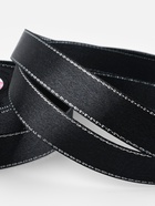 Лента атласная, с серебряным люрексом, 15 мм, 23±1 м, чёрная №39 - Фото 3