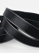 Лента атласная, с серебряным люрексом, 15 мм, 23±1 м, чёрная №39 - Фото 4