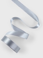 Лента атласная, с серебряным люрексом, 25 мм, 23±1 м, серая №59 - Фото 3