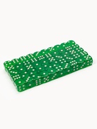 Кубики игральные, 1.6×1.6 см, набор 50 шт., зелёные - фото 6441527