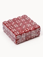 Кубики игральные, 1.6×1.6 см, набор 50 шт., красные - фото 6441533