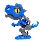 Электронный конструктор динозавр «Динобот», со звуком и подсветкой, на батарейках, цвет МИКС - Фото 3