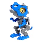 Электронный конструктор динозавр «Динобот», со звуком и подсветкой, на батарейках, цвет МИКС - Фото 5