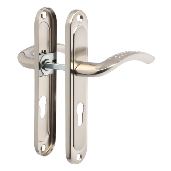 Ручки на планке LOCKLAND 003, м/о 55 мм, цвет никель - Фото 1