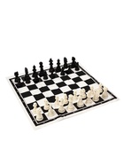 Шахматы классические, 40×40 см, фигуры пластик, поле ПВХ - Фото 2