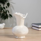 Ваза «Изекил», d=10 см, h=17 см, керамика, белая - Фото 2