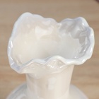 Ваза «Изекил», d=10 см, h=17 см, керамика, белая - Фото 3