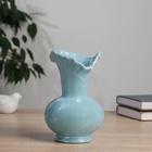 Ваза «Изекил», d=10 см, h=17 см, керамика, голубая - Фото 1