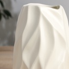 Ваза «Грэйем», d=7 см, 17.5×10 см, керамика, белая - фото 30819551