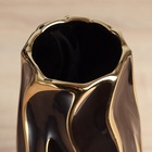 Ваза «Грант элит», d=7.5 см, 29×12 см, керамика, чёрная 10697514