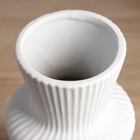 Ваза «Курт», d=8 см, 24×11 см, керамика, белая - фото 30819576