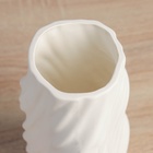 Ваза «Оскар», d=9 см, 25×11 см, керамика, белая - фото 30819606