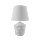 Настольная лампа с абажуром RISALUX «Небраска», 1×40 Вт, Е27, белый, 20×20×32 см 10724311