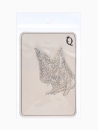 Серьги висячие со стразами «Вечное сияние» водопад, цвет белый в серебре - фото 809431996