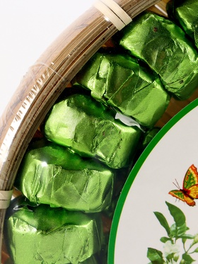 Чай китайский зелёный выдержанный «Пуэр Шен. Точа с жасмином», 2024 г, Мэнхай, 200 г