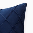 Подушка декоративная «Этель. Соло», размер 30×50 см, велюр, синяя - Фото 2