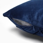 Подушка декоративная «Этель. Соло», размер 30×50 см, велюр, синяя - Фото 3