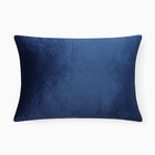 Подушка декоративная «Этель. Соло», размер 30×50 см, велюр, синяя - Фото 4