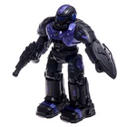 УЦЕНКА Радиоуправляемый робот «Герой», звуковые и световые эффекты, фиолетовый - Фото 2