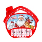 Музыкальная игрушка-пианино «Дем Мороз и друзья», звук, цвет красный, уценка 10855761