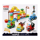 Конструктор Город «Заправка», 105 деталей, уценка 10855776