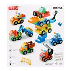 Конструктор Город «Заправка», 105 деталей, уценка 10855776